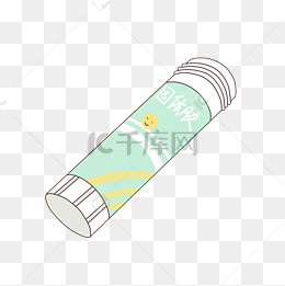 卡通固体胶办公用品
