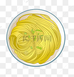卡通美味面食免抠图