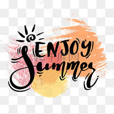 夏季英文装饰涂鸦字体