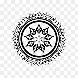 矢量花纹图腾图片-矢量花纹图腾图片素材免费下载-千库网