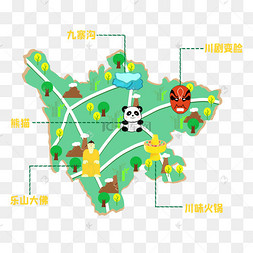 四川地图手抄报图片