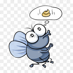 卡通苍蝇