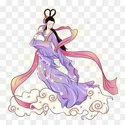 古装神话嫦娥素材