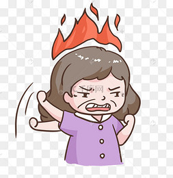 更年期发怒妇女