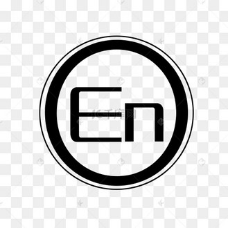 英语圆形图标