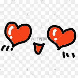 表情包心心眼爱心表情