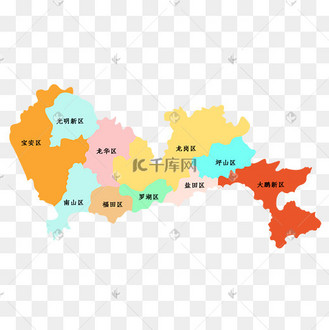 深圳旅游地图