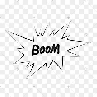 艺术字pngpsd矢量波普风爆炸字体设计pngpsdboom涂鸦爆炸素材pngpsd