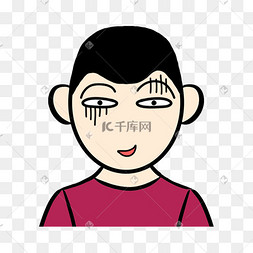 笑喜悦手绘卡通创意表情包形象设计笑哭尴尬笑表情包可爱流泪妃子笑