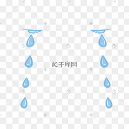 眼泪哭表情贴纸