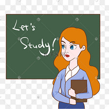 卡通外教英语老师