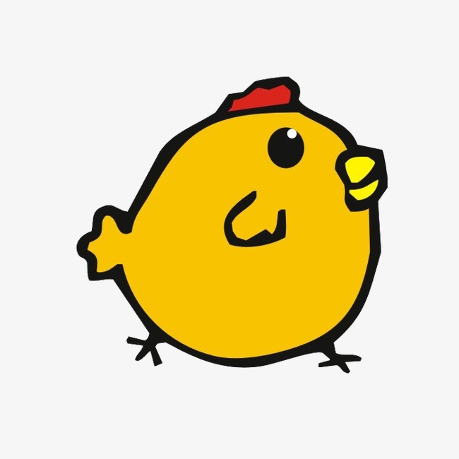 卡通小鸡_小鸡png素材-90设计