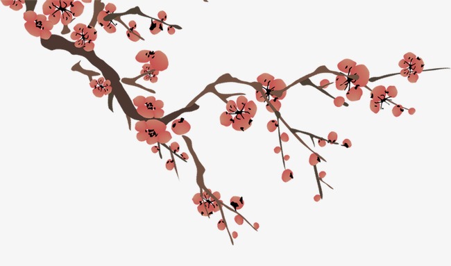 简洁梅花图案素材png素材-90设计