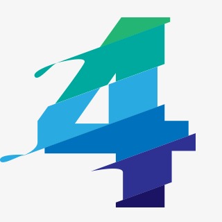 数字4【高清装饰元素png素材】-90设计