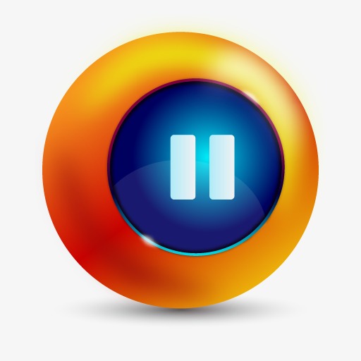 图标矢量_暂停图标png素材-90设计