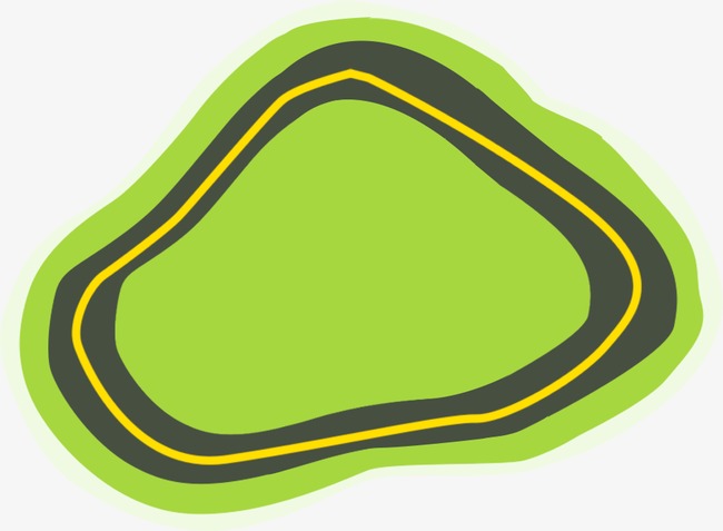 运动会红色卡通手绘跑道上奔跑的女孩