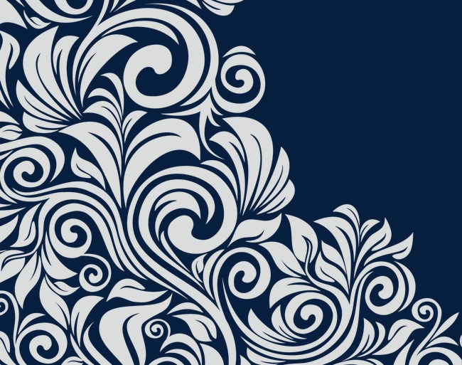 卡通手绘花纹底纹