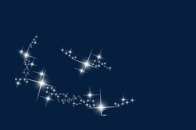 宇宙星光唯美光晕彩色光效免扣效果元素