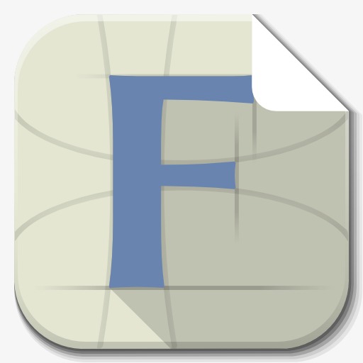 apps file font icon【高清图标元素png素材】-90设计