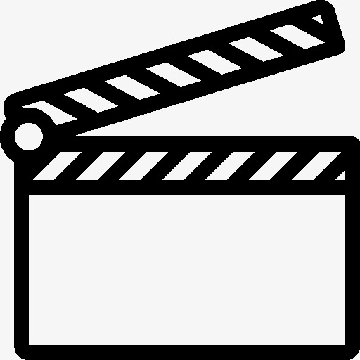 photo video clipperboard icon