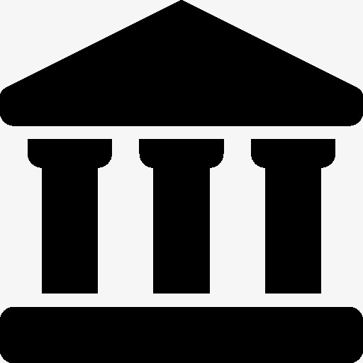 博物馆旅游的图标