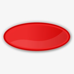 椭圆形红色的open-icon-library-others-icons