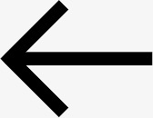 手绘 左箭头 左箭头