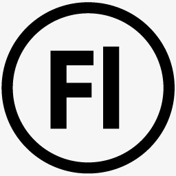 fl地铁车站的黑色图标