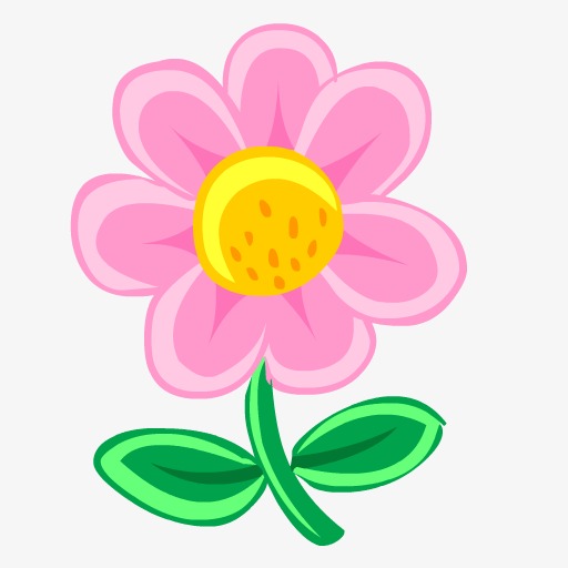 粉红色的花素材