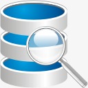 数据库搜索blue-extended-iconspng素材-90设计