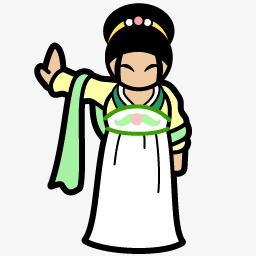 卡通手绘人物公司单位招聘职场人员