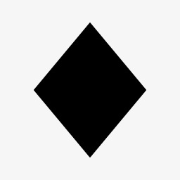 形状菱形黑色默认图标