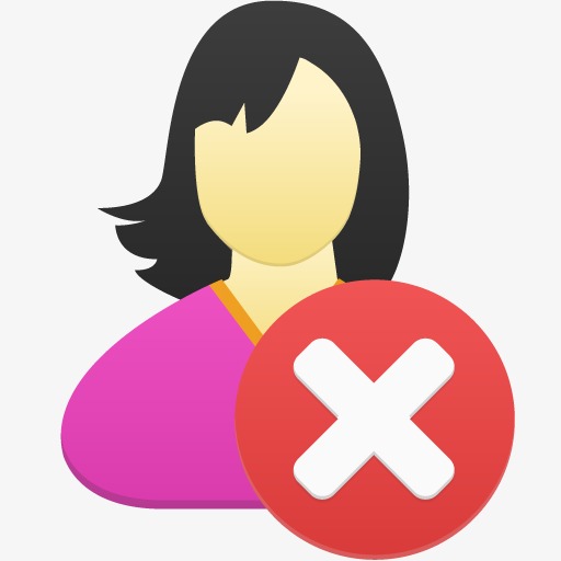 网页删除用户图标
