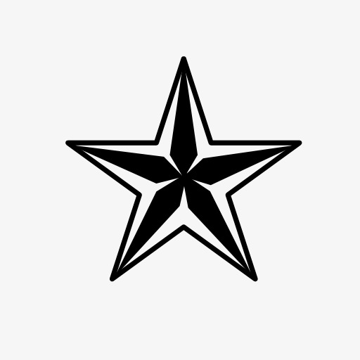 五角星标志图标