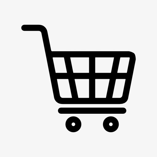 购物车标志图标【高清图标元素png素材】-90设计