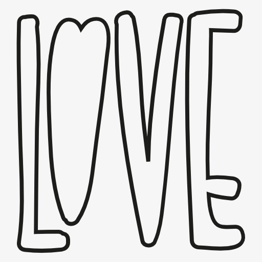 创意情人节主题应用图标ui图形元素设计love