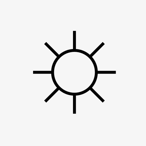 太阳标志图标