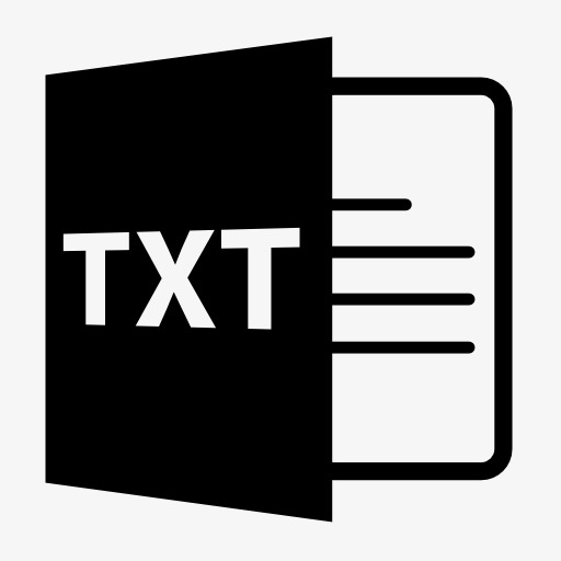 txt格式文件图标