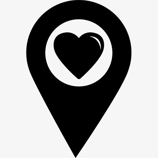 大头针定位图标【高清图标元素png素材】-90设计