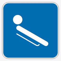 无舵雪橇标志图片