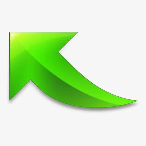 绿色的导出箭头图标