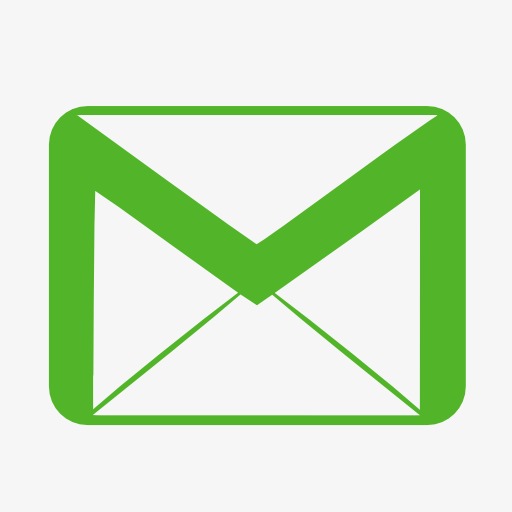 绿色的email标志图标