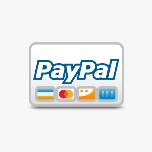 paypal信用卡图标png素材-90设计