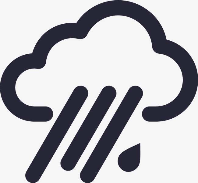 暴雨标志符号图片