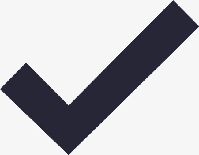 对勾图标小元素绿色正确勾装饰图标