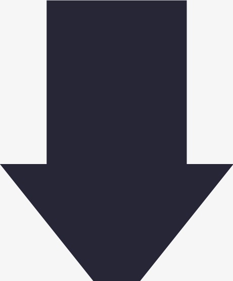 蓝色向下箭头图标【免抠元素png】-90设计网