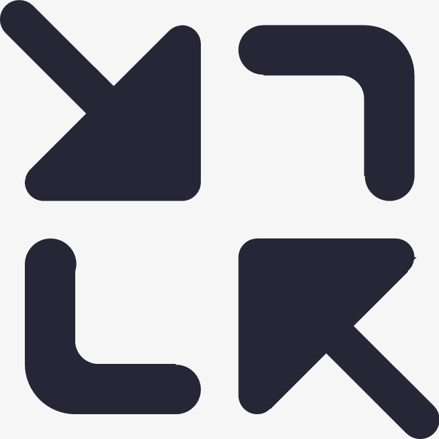 面型图标_收起全屏