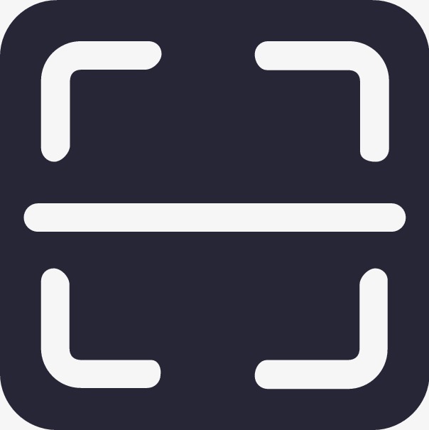 双手举二维码装饰扫一扫