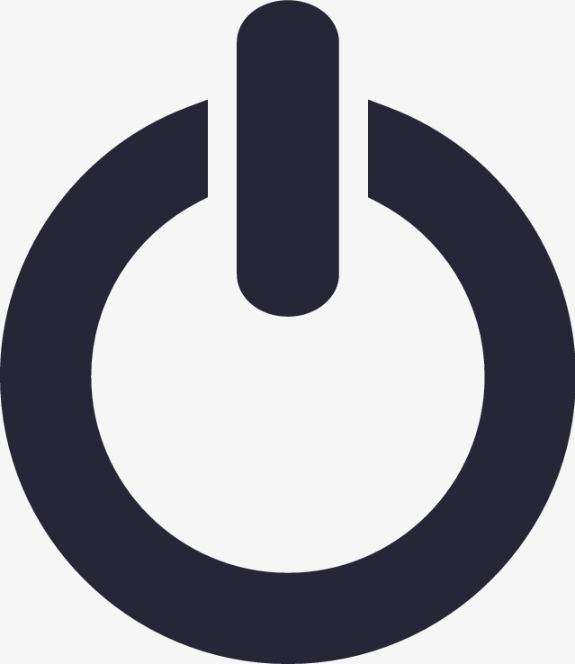 创意黑白办公线图标ui图形元素设计退出