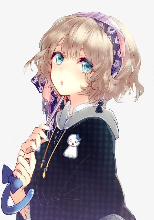 女生卡通_女生 png素材-90设计